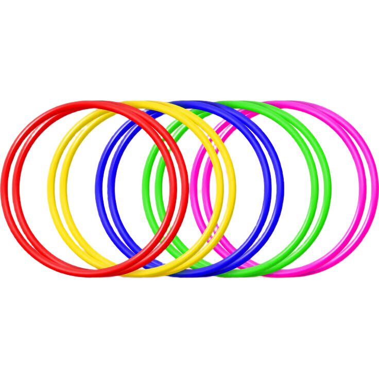 COODORA Ring Toss Toy 22cm Night Market Stall Game Throwing Rings New Year Event