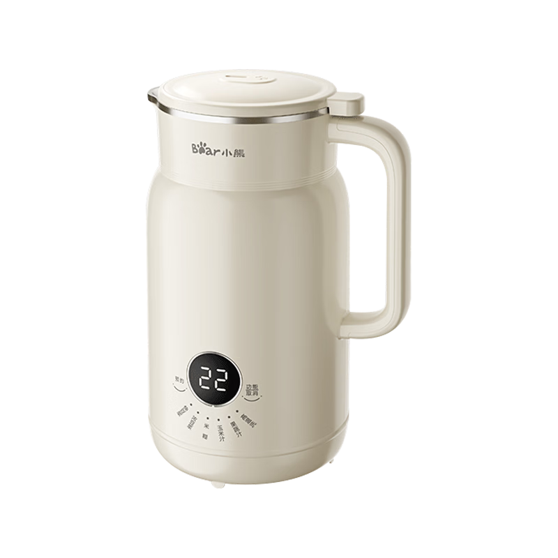 Bear Low-Noise Blender Household Soy Milk Maker Fully Automatic No-Cook Smart Reservation Multifunction Quiet 1.2L Juicer Food Processor PBJ-E08E6