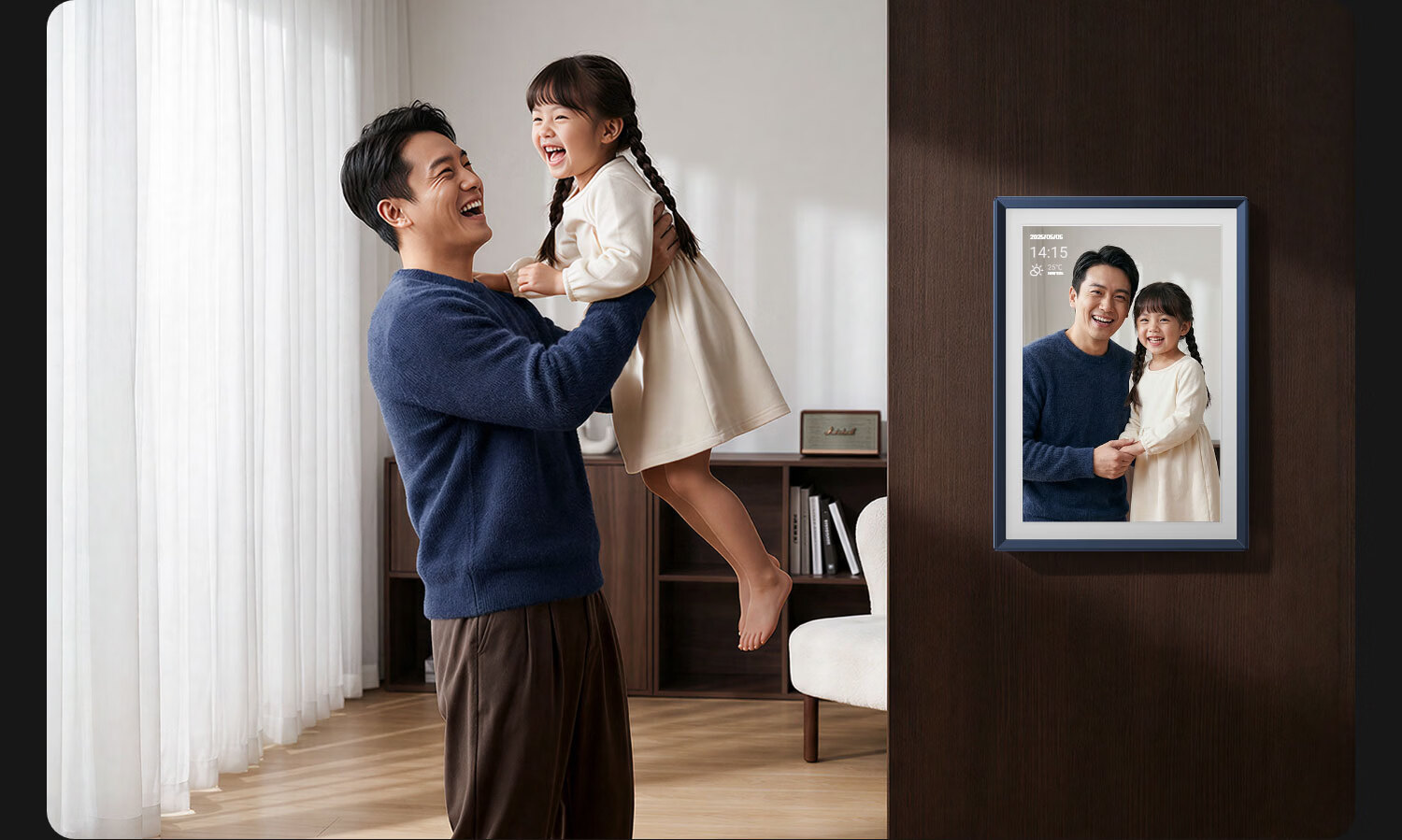 ARZOPA D14 Inch Digital Electronic Photo Frame Smart Cloud Frame Digital Album Photo Video Touch Display Desktop/Wall Mount Premium Gift Recommendation 8