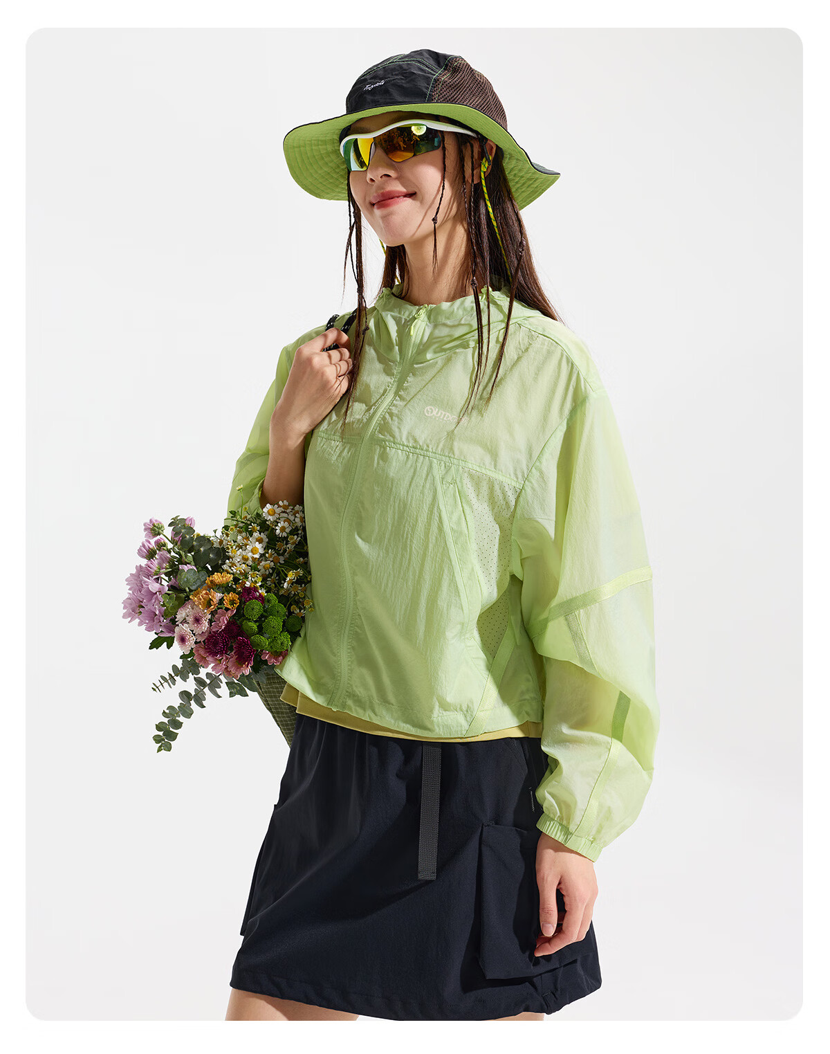 OUTDOOR PRODUCTS Women's Sun Protection Jacket 26 Spring Summer Fashion Breathable Lightweight Tear-Resistant UPF50+ Sunflower Yellow 522399 9