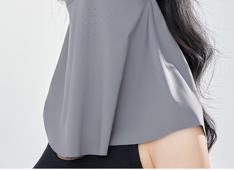 ZIY Seamless Breathable Face Shield Women's Summer Shoulder Neck Integrated Sun Protection Mask UV Protection Eye Corner Face Cover 10