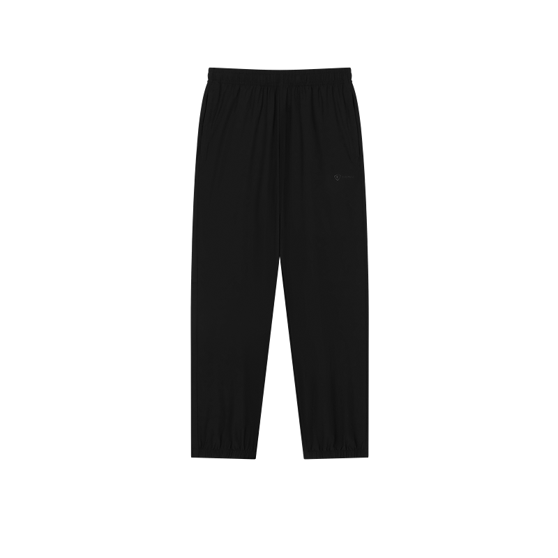 Jordan Men's Lightweight Moisture-Wicking Quick-Dry Summer Jogger Pants with Zipper Ice Silk Casual Trousers
