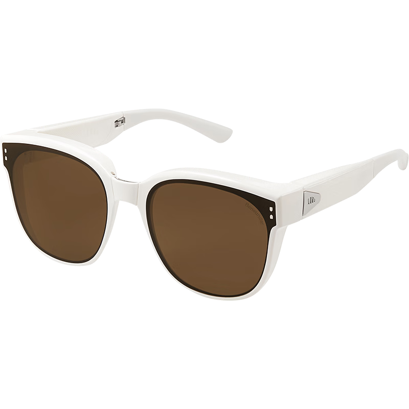 Banana Under Sunglasses Unisex Prescription Clip-On Polarized Driving Outdoor Round Square Frame FD008