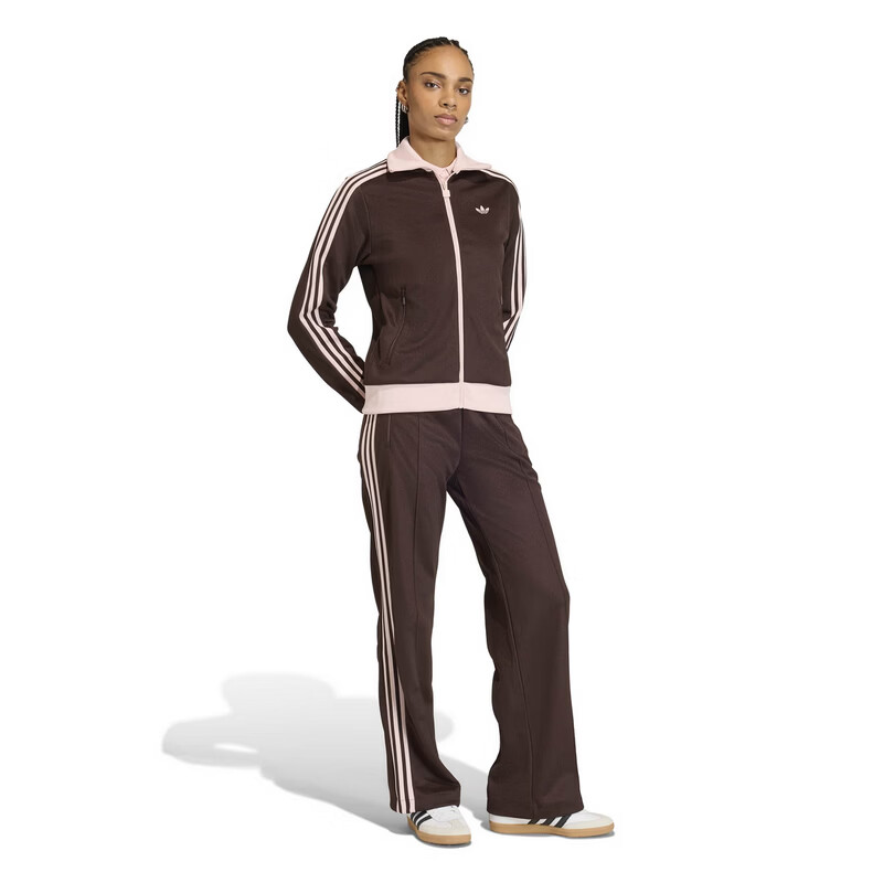 Adidas Originals Women's CLASSIC TT Knit Jacket KD3742 Aurora Coffee XS 3