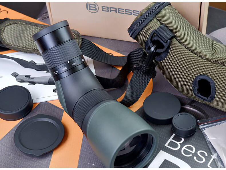 Bresser Zhengtu 9-27x Large Aperture Monocular High Magnification High Definition Low Light Night Vision Bird Watching Telescope, Professional Grade Waterproof Telescope 15