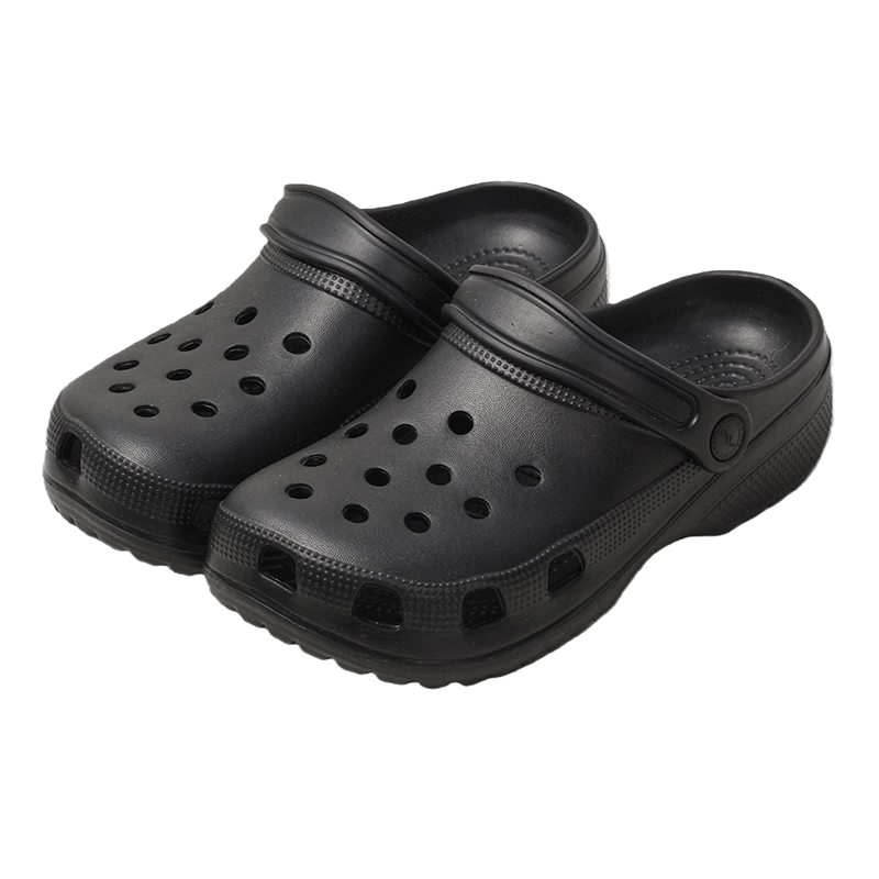 Mercury Home Textiles Summer Outdoor Unisex Holey Slippers Beach Sandals Women Non-Slip Thick Sole Soft Couple Closed-Toe Slippers