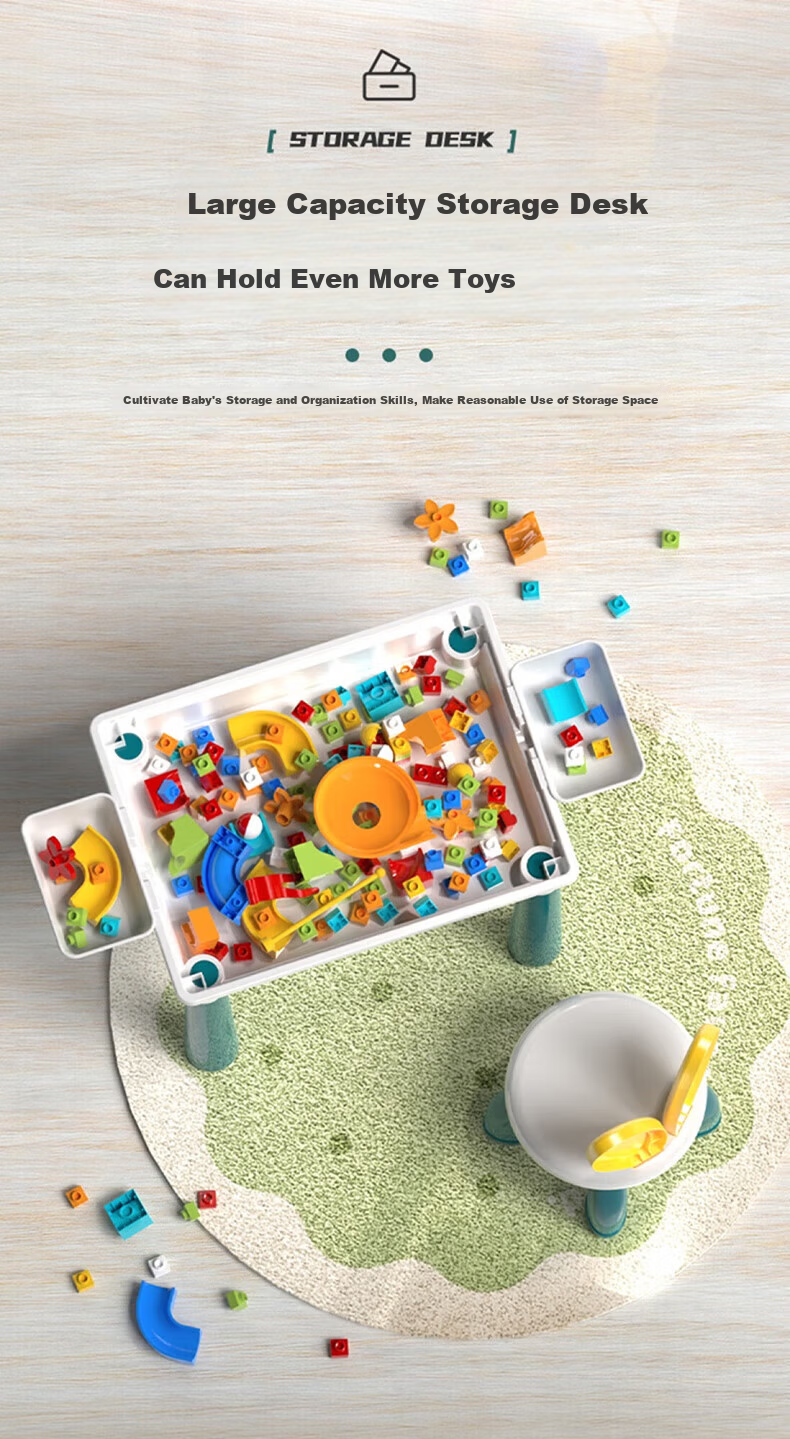 Huanmojia Random 160-Piece Large Building Blocks Construction Toy for Children Ages 1-3-6 Educational Gift for Boys and Girls Birthday Present 5