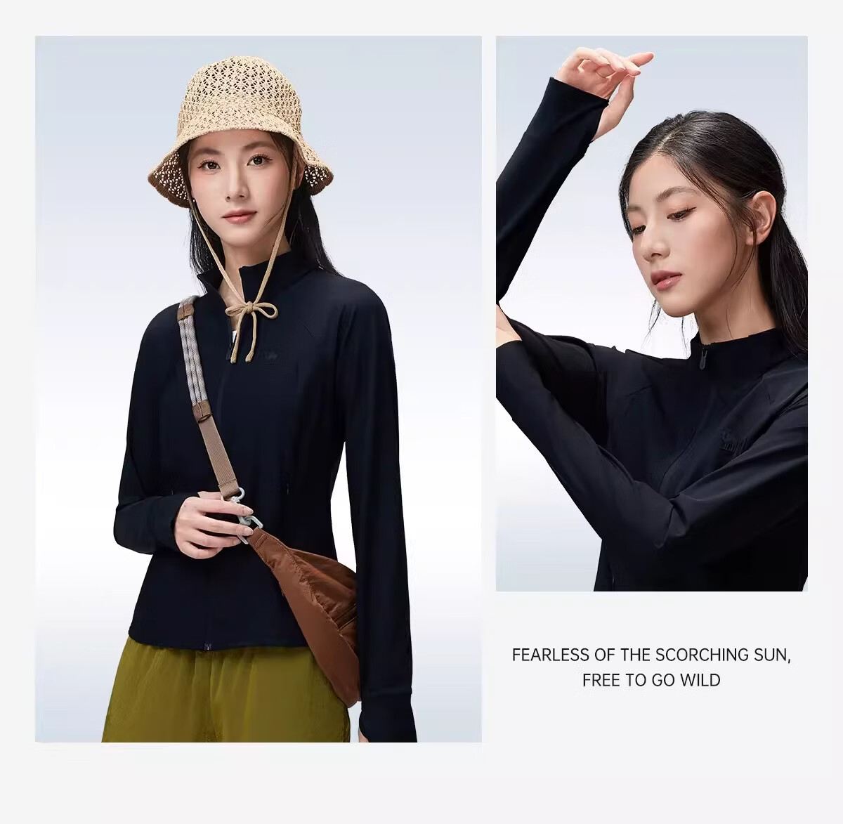 CAMEL Stand Collar Sun Protection Jacket 2026 Spring Summer New Original Yarn Cooling Breathable Sports Casual Short Coat 9006 23