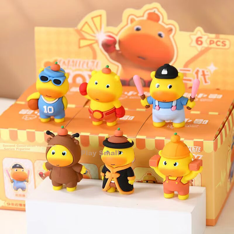 Shangmei Beibei Capybara Hole Fun Blind Box Poke Fun Lucky Draw Student Prize Kindergarten Gift Toy Birthday Present 6