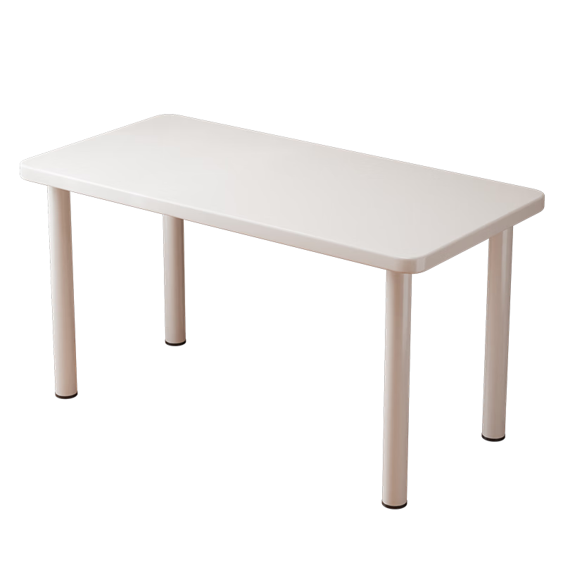 Annafu Computer Desk, Desktop Home Gaming Simple Table, Office Desk, Study Desk, Gaming Table BGZ767 White 120*60