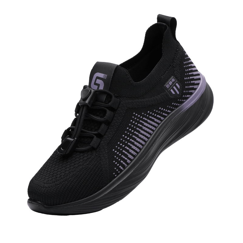 Junbu Women's Anti-Static Shoes Summer Breathable Soft Sole Comfortable Work Shoes for Gas Station Petroleum Petrochemical 6013BA Size 38