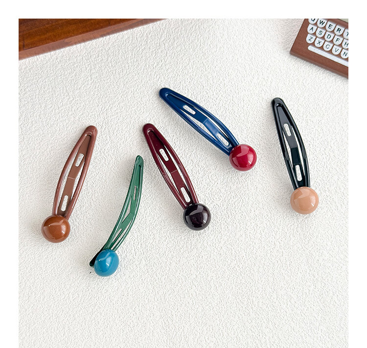 CHIMERA 5-Piece Colorful Hair Clips Set for Kids Girls Bangs Side Clips Front Hairpin BB Clips Birthday Gift 14