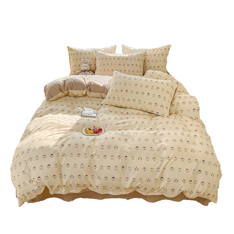 Hongdou A-Class Thickened Large Cotton-Like Duvet Cover Single Piece Non-Cotton Quilt Cover Four Seasons Quilt Cover 220x240cm Shao