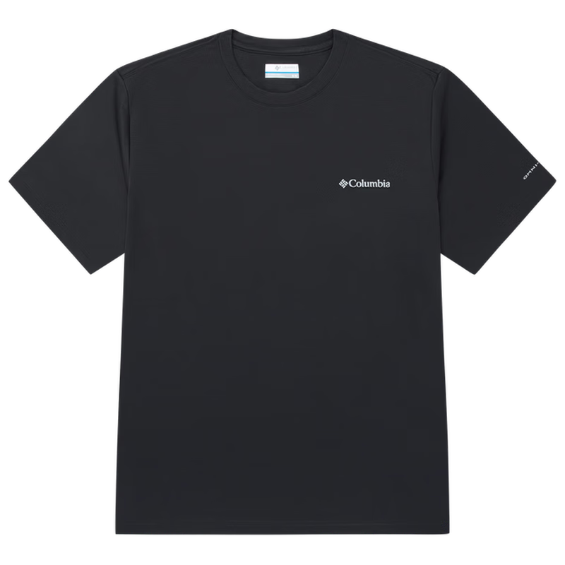 Columbia Men's Moisture-Wicking Quick-Dry Slim Fit Short Sleeve T-Shirt AJ1419 010 M Spring/Summer 2026 Outdoor New Arrival