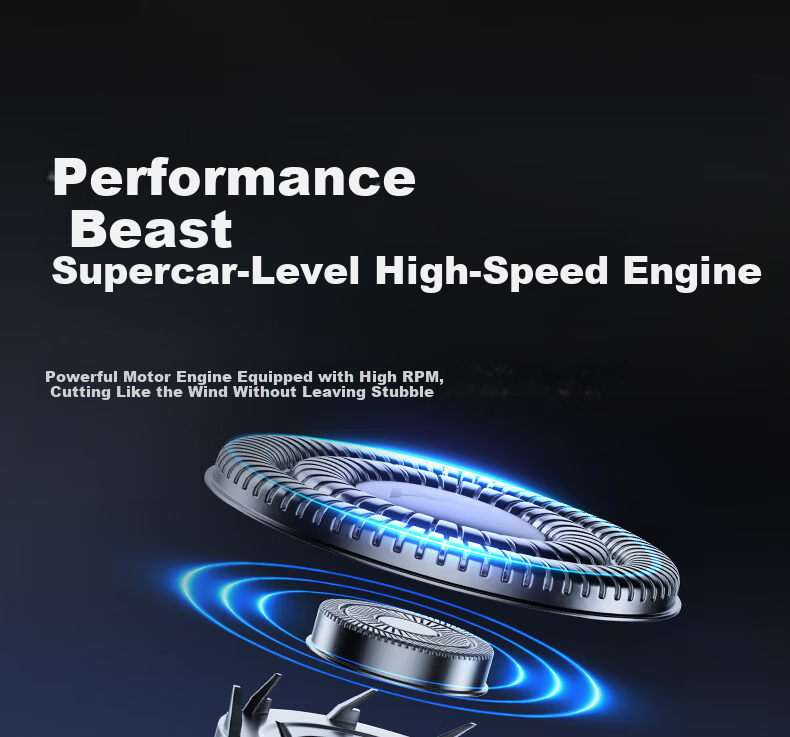 AUX Men's Electric Shaver Portable Mini Beard Trimmer Sensitive Skin Razor Birthday Gift Compact Travel Shaving Razor Annual Meeting Prize New Year Gift 11