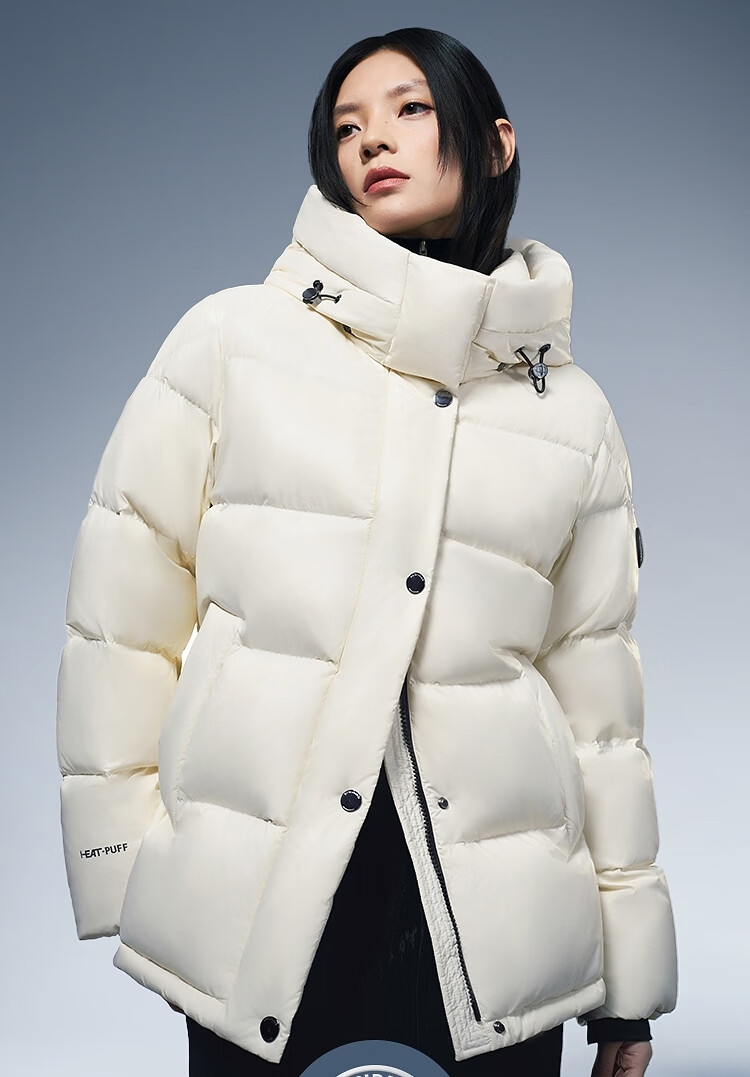 Bosideng Women's Winter Goose Down Puffy Thickened Fashion Versatile Stand Collar Jacket Hot Selling Mall Style 2