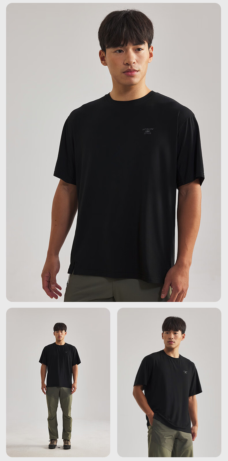 Naturehike Machine Washable Merino Wool Quick-Dry COOLMAX T-Shirt Unisex Outdoor Hiking Mountaineering Top 17