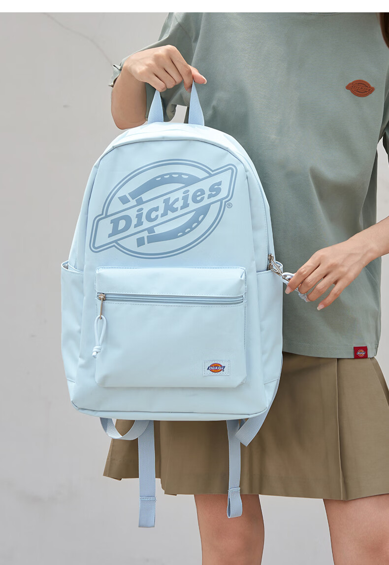 Dickies Backpack, Large Capacity Travel Bag for Women, Laptop Bag, Schoolbag for Female College Students And Middle School Students, Stylish Youth Pink 24