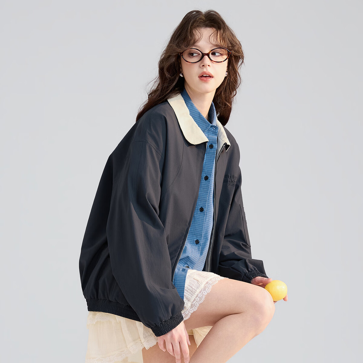 TonLion 2026 New Spring Women's Baseball Jacket High-End Casual Japanese Style Stylish Women's Coat