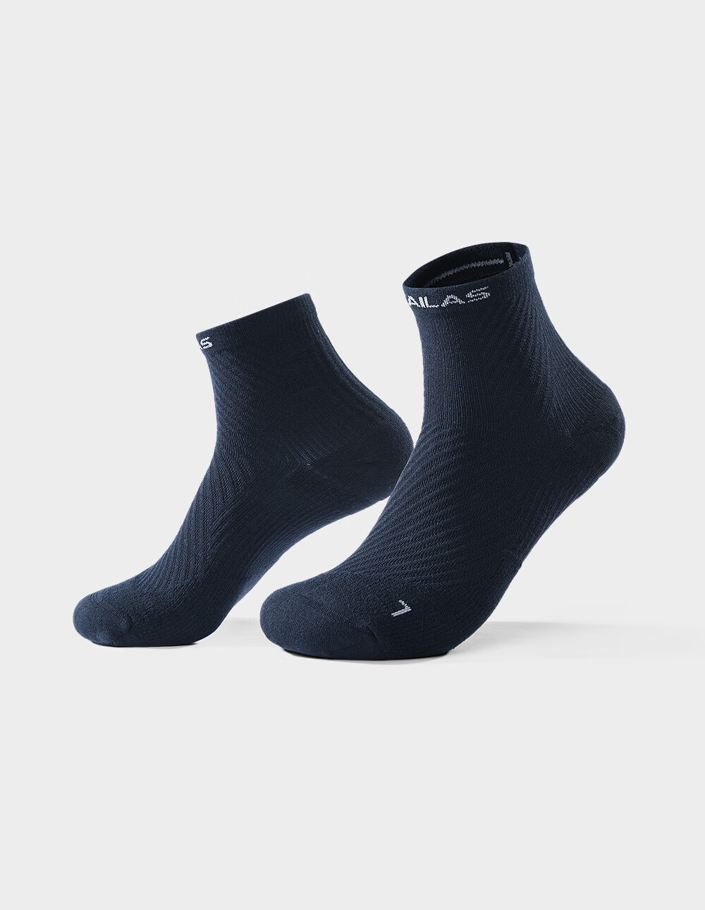 KAILAS Kailas Men's Low-Cut Sports Socks (2 Pairs) KH2602102 Light Frost Gray/Deep Black M 1