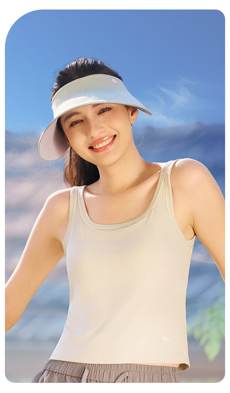 Zhenxiang Women's Spring Summer Solid Color Versatile Fashion Seamless Topless Sun Protection Sports Cap UV Protection K751 15