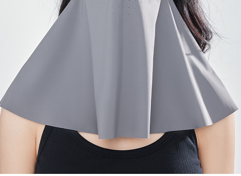 ZIY Seamless Breathable Face Shield Women's Summer Shoulder Neck Integrated Sun Protection Mask UV Protection Eye Corner Face Cover 2