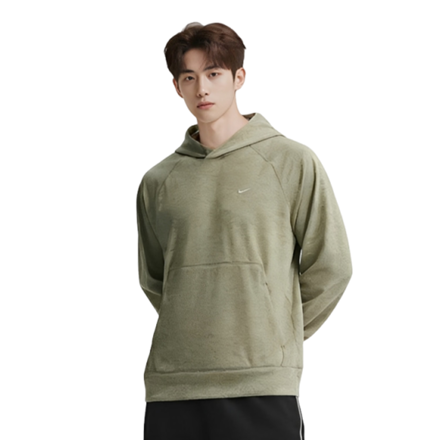 NIKE Men's Spring Autumn Sweatshirt Casual Urban Commuter Pullover II1305-320 Green XL
