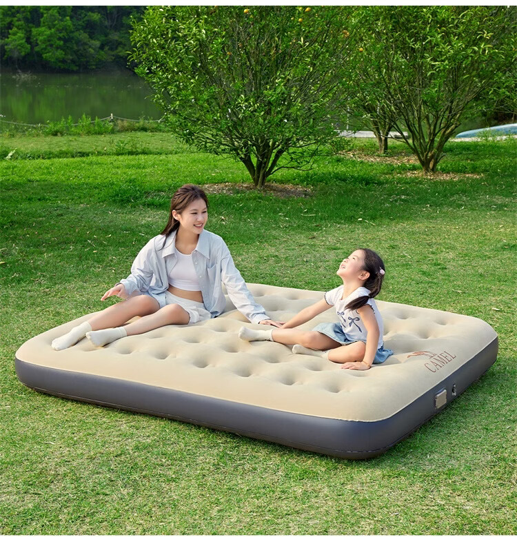 CAMEL (CAMEL) [JD Exclusive] Inflatable Air Mattress Outdoor Camping Double Automatic Air Bed 7701J 10