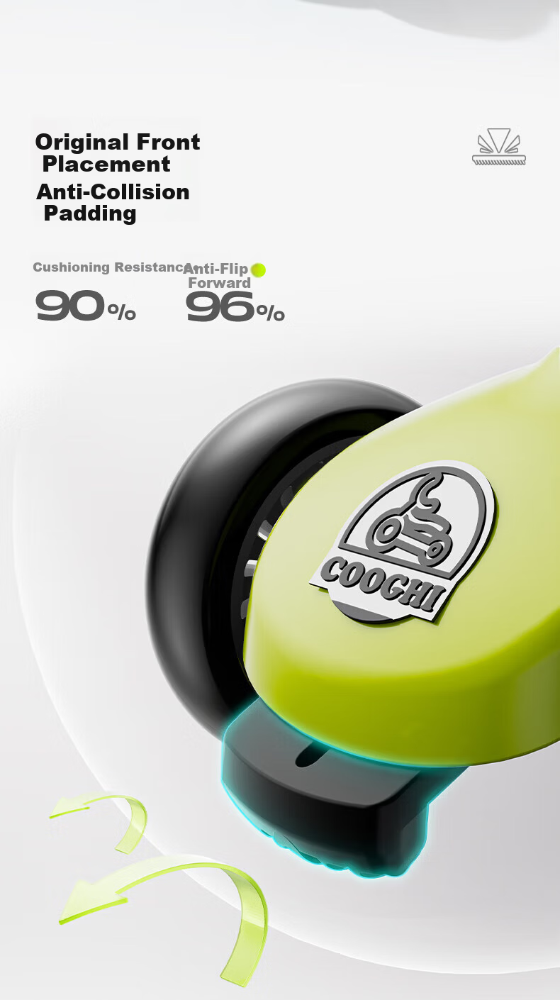 CoolQi 6-in-1 Scooter Baby Ride-on Car Children's Glider Stroller Magic 1-6 Years Universal Wheel CoolQi 17