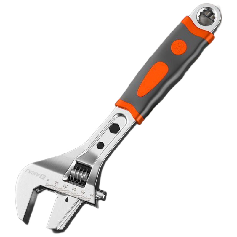 AriZe Adjustable Wrench Multi-Functional Large Opening Household Tool 375mm