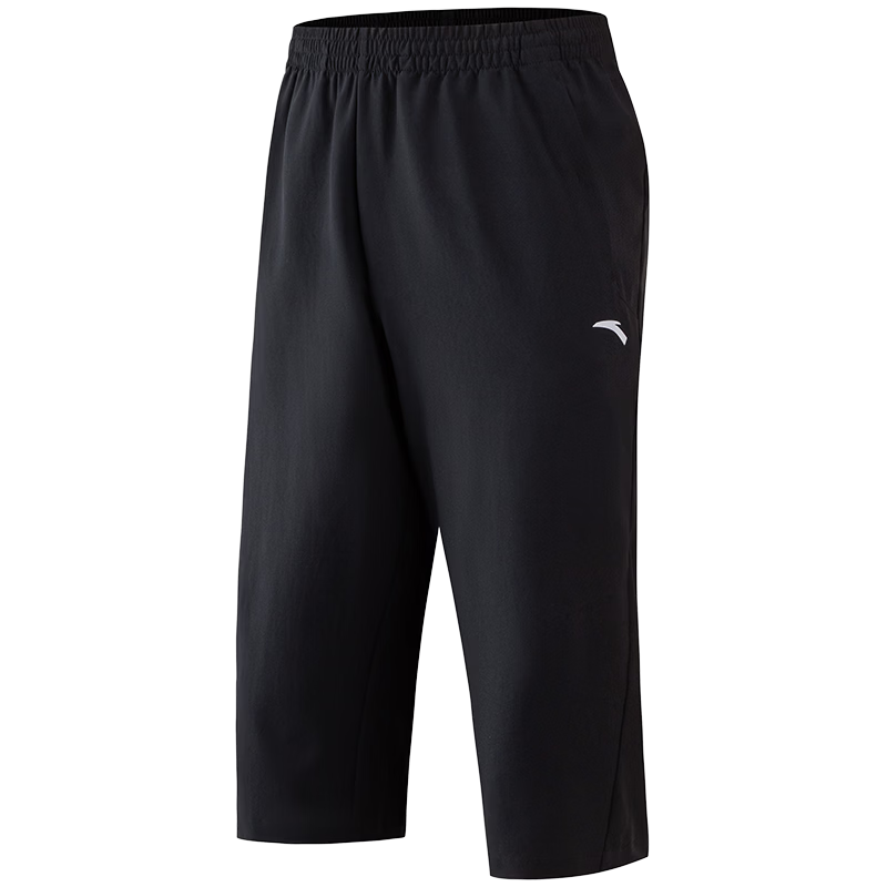 Anta Quick-Dry Pants | Men's Summer Sports Pants Moisture-Wicking Breathable Ice Silk Shorts Capri Casual Lightweight Mid-Length Pants