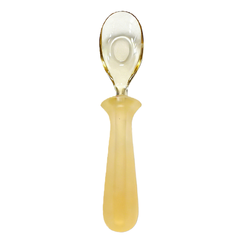 Ipoosi PPSU Baby Spoon Self-Feeding Training Spoon Toddler Eating Utensils Infant Supplementary Food Fork and Spoon Set