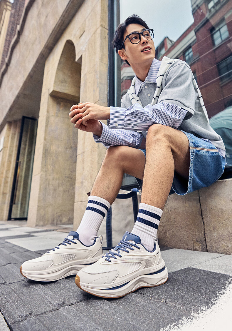 ERKE 2026 New Comfortable Thick-Soled Dad Sneakers Soft Elastic Versatile Casual Shoes Wei Yang 3 8