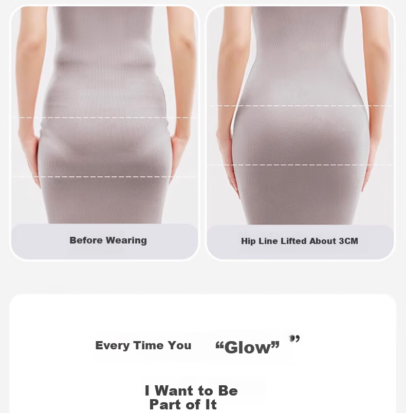 Bejirog Women's Summer Thin Tummy Control Shaping Panties Strong Abdomen Compression Hip Lift Anti-Exposure Seamless Postpartum Safety Shorts 3