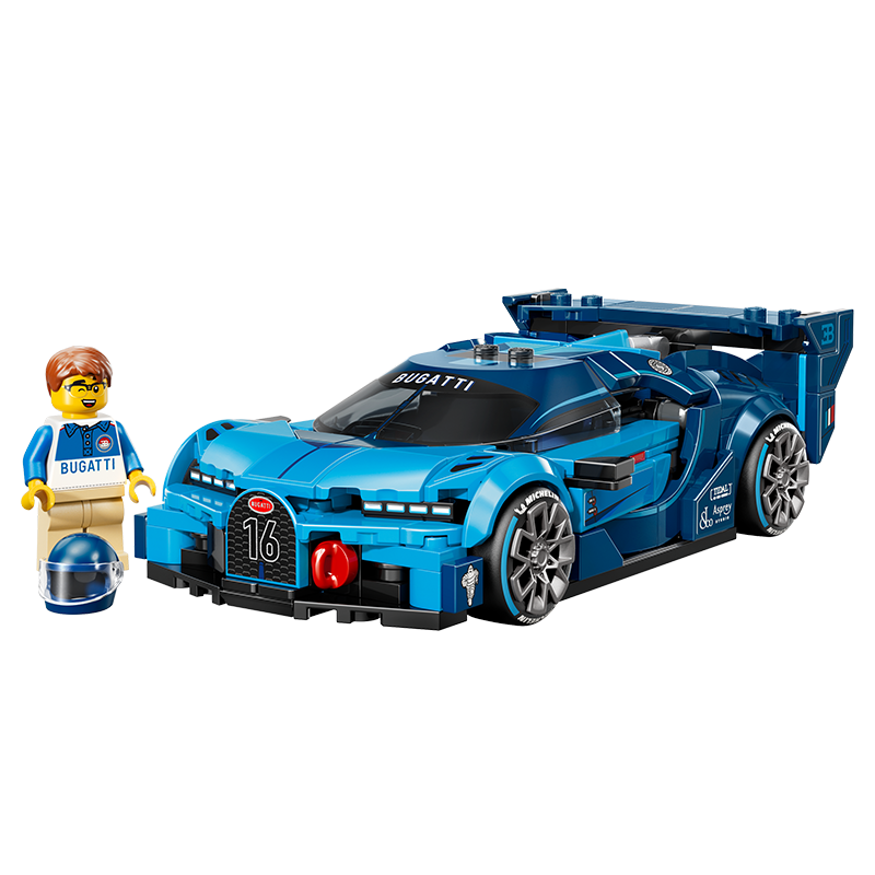LEGO Building Blocks Race Car 77253 Bugatti Vision GT Supercar Boys Children's Toy Birthday Gift New Year Decoration