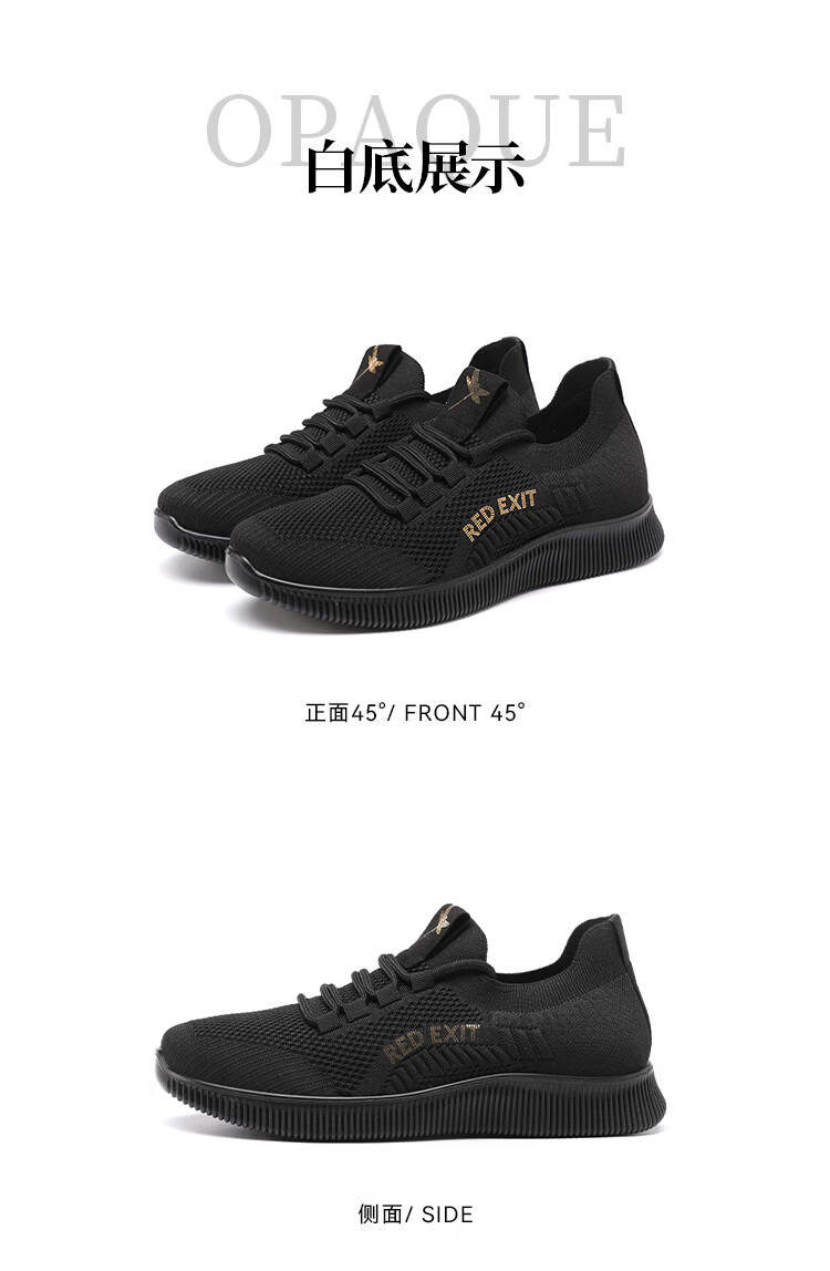 Red Dragonfly Women's Mesh Breathable Soft Sole Running Shoes Lightweight Shock Absorption Casual Sports Shoes WTB161111 Black Gold Size 36 7