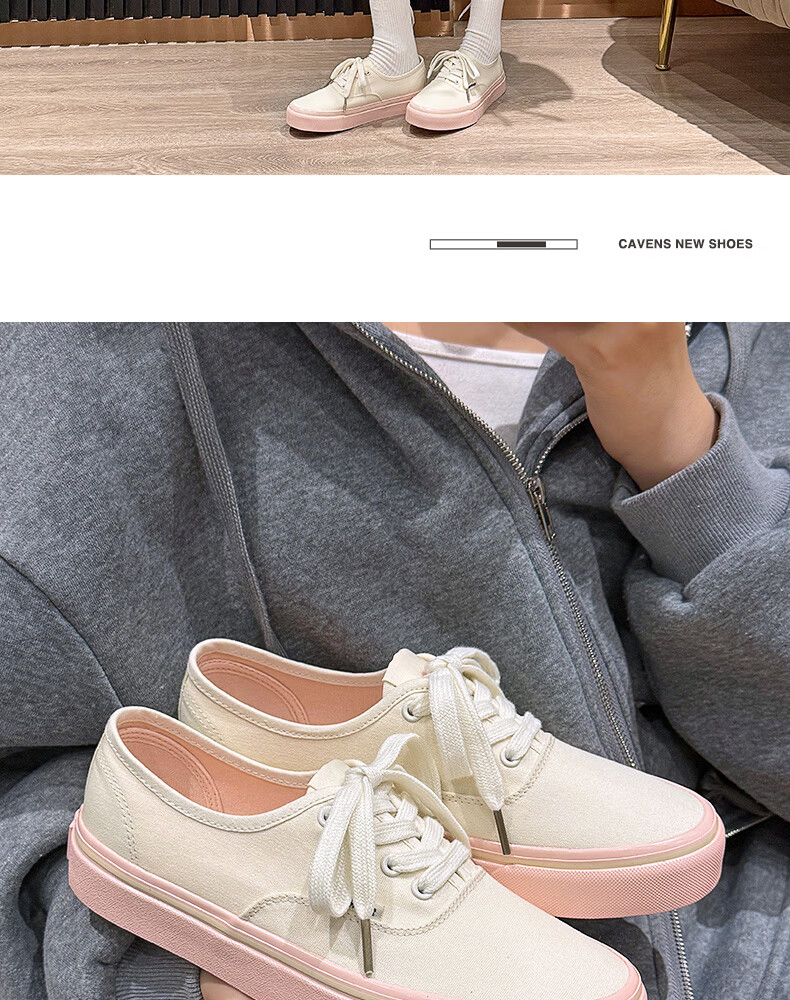 Warrior Women's Canvas Shoes 2026 Summer New Classic Casual Sneakers Pink 37 9