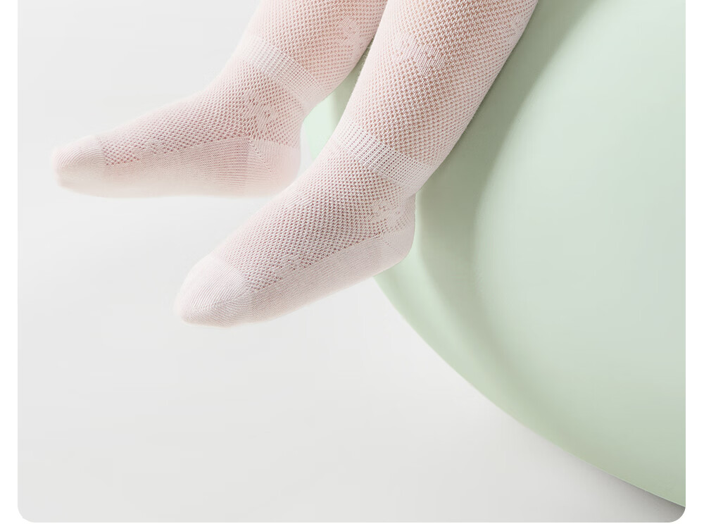 Betis Baby Long Tube Socks Summer Thin Mesh Breathable Anti-Mosquito Over-the-Knee Kids Socks 2