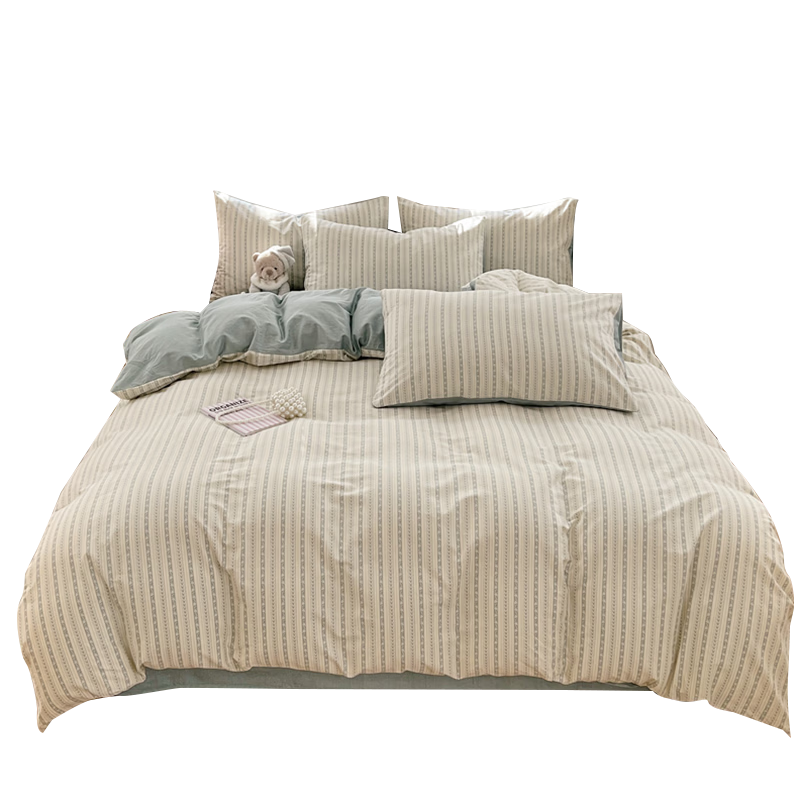 MUJI A-Class 100% Cotton Duvet Cover 200x230cm Pure Cotton Quilt Cover 2x2.3m Single Double Orchid Time