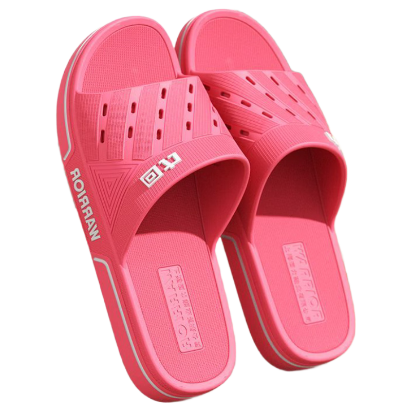 Huili Women's Summer New Home Indoor Non-Slip Odor-Resistant Bathroom Shower Slide Sandals, Peach Pink, Size 36