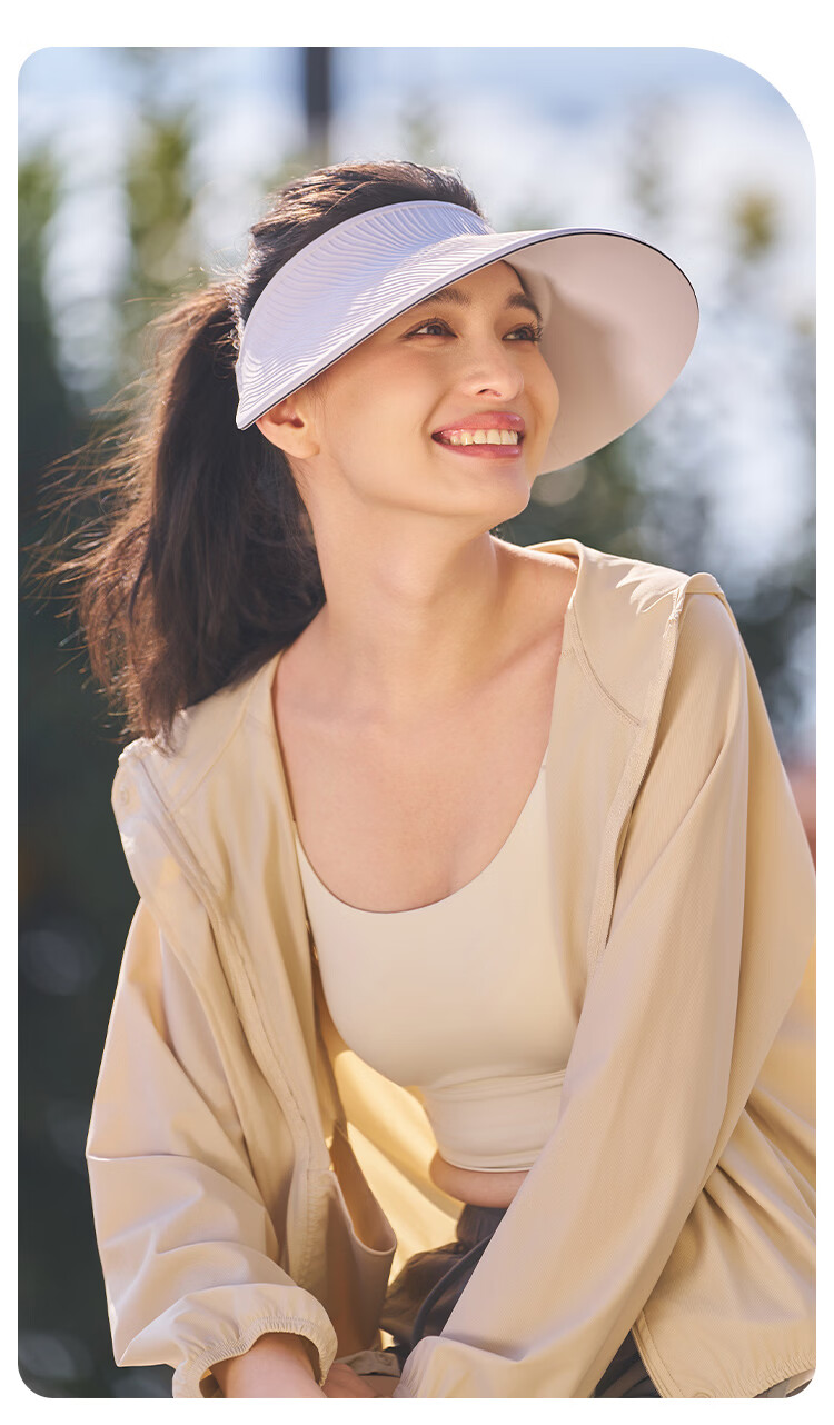 Zhenxiang Women's Spring Summer Solid Color Versatile Fashion Seamless Topless Sun Protection Sports Cap UV Protection K751 12