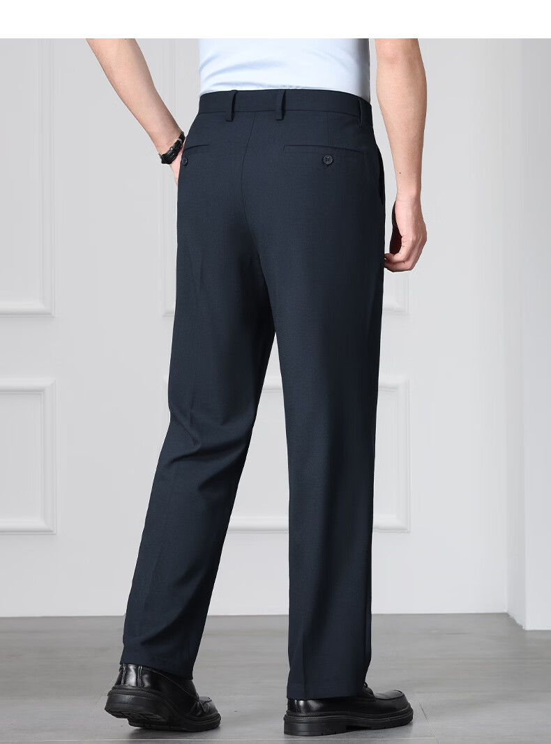 Shanshan Natural Linen 10A Antibacterial Men's Business Formal Lyocell Straight Casual Pants Spring Summer New Model 24
