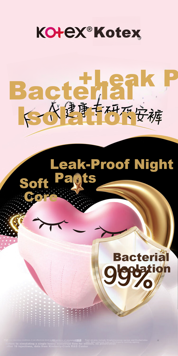 Kotex Night Pants Sanitary Napkins L Size 2 Pieces Pants Style Single Pack (6403) 2