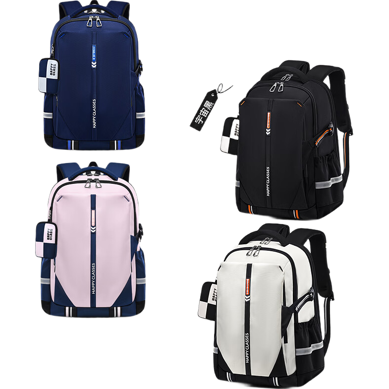 Dishuai Large Capacity Water-Resistant Breathable Lightweight Travel Backpack for Middle School, High School, and College Students