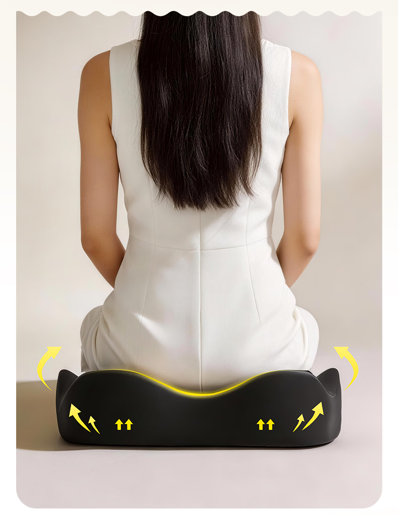Zhiguozhe Office Seat Cushion Memory Foam Soft Pad for Long Sitting, Student Classroom Chair Cushion 13
