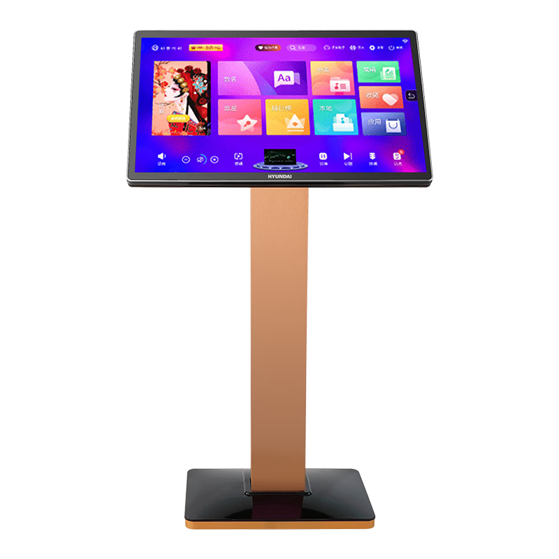 HYUNDAI M20 Karaoke Machine New Model Genuine Leishi Song Library Home KTV All-in-One Touch Capacitive Screen Smart Voice Wireless Song Selection System