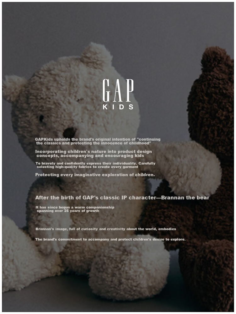 GAP Kids Unisex Autumn Logo Fleece Hoodie 804638 23