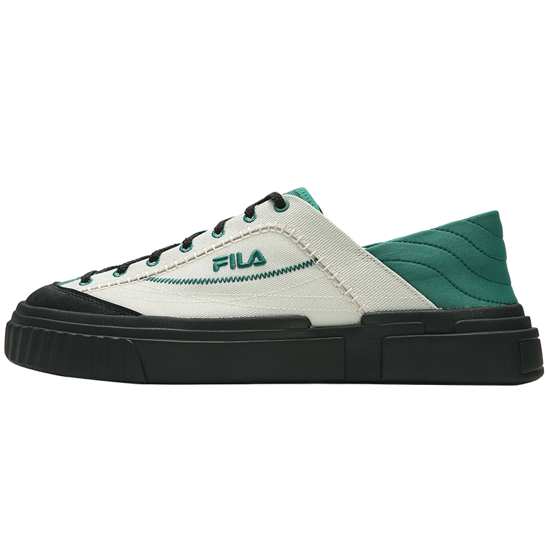 FILA Official LOOP 1S Men's Terraced Canvas Mesh Colorful Casual Sports Breathable Lightweight Shoes