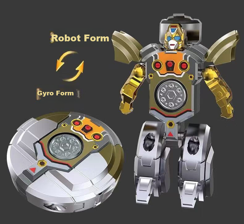 Baobei Qu Popular Creative Stress Relief Finger Spinner Mechanical Transforming Robot Durable Kids Toy Gift 4