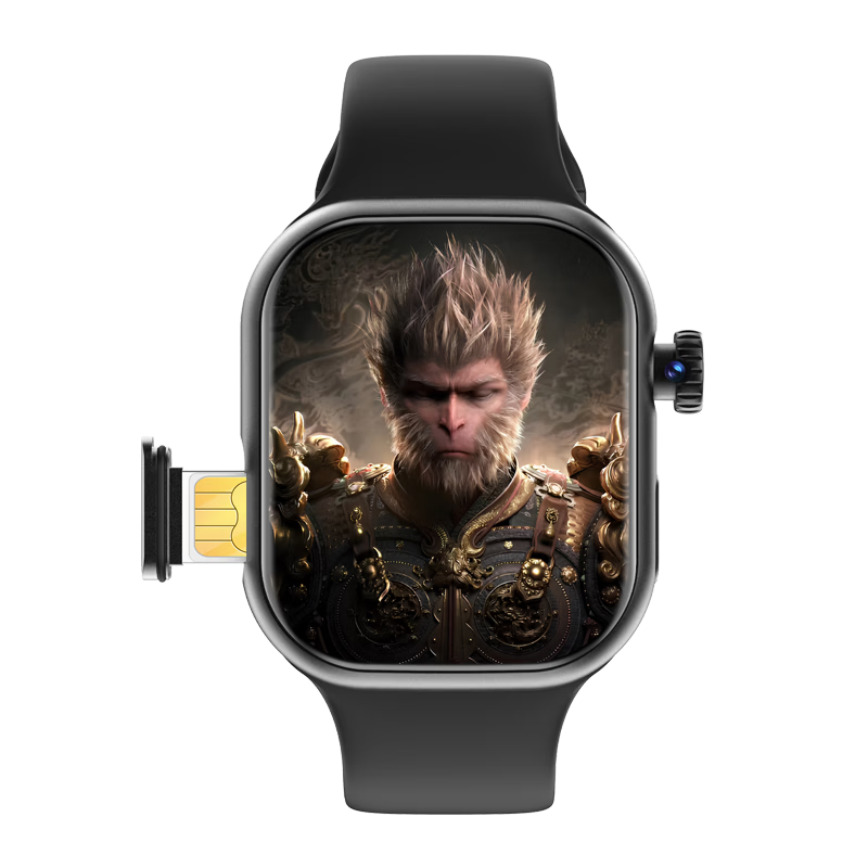 EG Honeycomb 5G Cellular Smartwatch for Adults and Students, Full Network, Waterproof, Dual Front and Rear Cameras, Video Calling, GPS Tracking, Fitness Monitoring